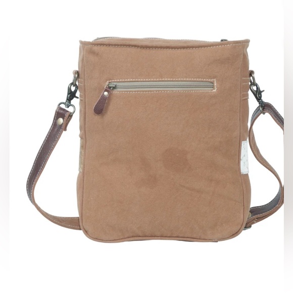 Myra Bag Leather & Hairon cowhide NEW IN PACKAGE Boho cowgirl western style - Picture 3 of 4